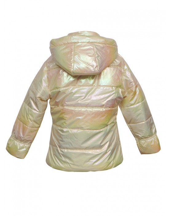 Girls Jacket Quilted Rainbow